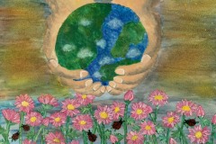 「地球を守ろう」-豊田-美空　中学2年生