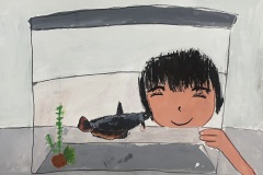 1.【銀賞】「ベタのてんちゃん」髙橋ひまり小３