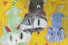 1.【優秀賞】「三びきのニャンニャンニャン」田中杏奈小3