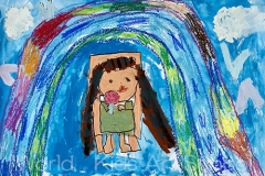 4.【佳作】「おいしいキャンディ」光井里茉年長