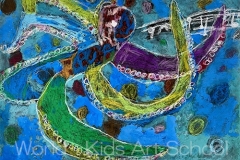 7.【佳作】「うたをうたうタコ」西﨑太郎小1