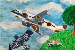 「島から飛び出す飛行機」伊藤-日満里-小学5年生