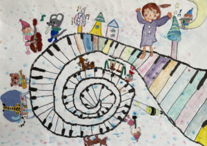 ワールドキッズ絵画　第52回世界児童画展　絵画コンクール　こどもの絵　小学3年生