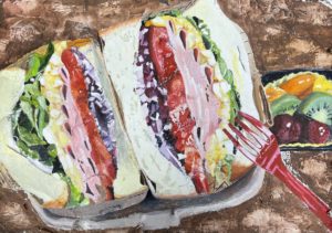 第66回全日本学生美術展 受賞作品 サンドイッチ 小山 理子 推奨 受賞 中学1年生 