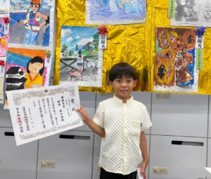 第48回めざせ！ルーヴルこども絵画コンクール 全国審査 最優秀賞 優秀賞 佳作 努力賞 三重 桑名地区 表彰式 展覧会 こども絵画教室　ワールドキッズ絵画　三重　東員イオン　サンシティ星川　あさけプラザ　桑名　四日市　鈴鹿　愛知　名古屋　絵画コンクール　デッサン　水彩デッサン　絵画コンクール多数受賞