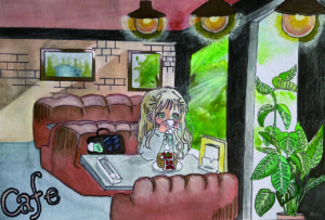 Web全国ポストカードデザイン大賞 小学生部門 大賞 入選 中高生部門 入選 一般部門 入選 ワールドキッズ絵画 三重 サンシティ星川 あさけプラザ 桑名 四日市 鈴鹿 愛知 名古屋 絵画コンクール デッサン 水彩デッサン 絵画コンクール多数受賞