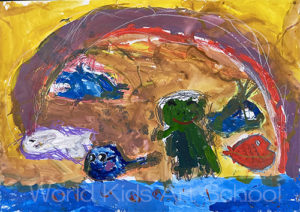 第50回全日本こども美術大賞展 団体賞 優秀賞 特選 入選 ワールドキッズ絵画　三重　サンシティ星川　あさけプラザ　桑名　四日市　鈴鹿　愛知　名古屋　絵画コンクール　デッサン　水彩デッサン　絵画コンクール多数受賞