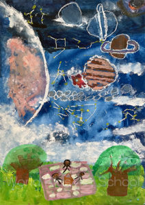 第50回全日本こども美術大賞展 団体賞 優秀賞 特選 入選 ワールドキッズ絵画　三重　サンシティ星川　あさけプラザ　桑名　四日市　鈴鹿　愛知　名古屋　絵画コンクール　デッサン　水彩デッサン　絵画コンクール多数受賞