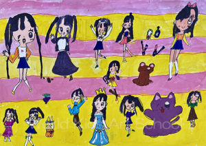 第50回全日本こども美術大賞展 団体賞 優秀賞 特選 入選 ワールドキッズ絵画　三重　サンシティ星川　あさけプラザ　桑名　四日市　鈴鹿　愛知　名古屋　絵画コンクール　デッサン　水彩デッサン　絵画コンクール多数受賞