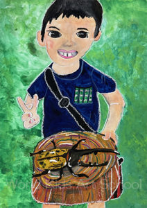 第50回全日本こども美術大賞展 団体賞 優秀賞 特選 入選 ワールドキッズ絵画　三重　サンシティ星川　あさけプラザ　桑名　四日市　鈴鹿　愛知　名古屋　絵画コンクール　デッサン　水彩デッサン　絵画コンクール多数受賞