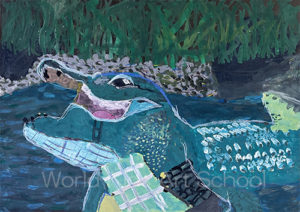 第50回全日本こども美術大賞展 団体賞 優秀賞 特選 入選 ワールドキッズ絵画　三重　サンシティ星川　あさけプラザ　桑名　四日市　鈴鹿　愛知　名古屋　絵画コンクール　デッサン　水彩デッサン　絵画コンクール多数受賞